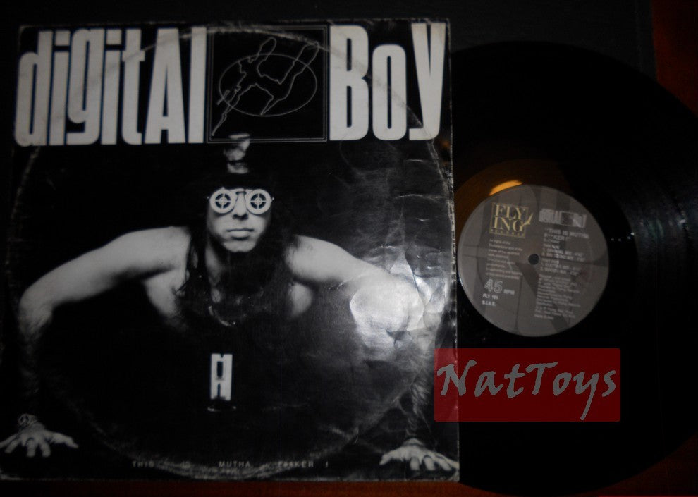 12" 33 Digital Boy THIS IS MUTHA F**KER (Italie, FLYING RECORDS FIN 104) - VG/VG