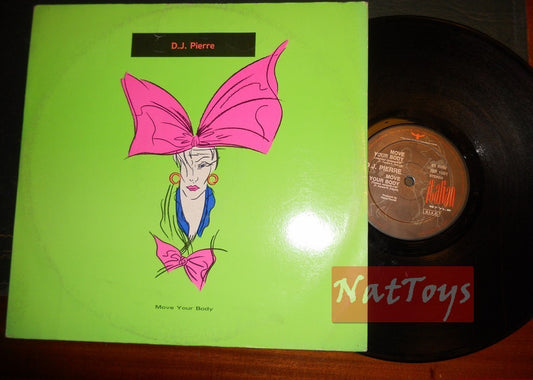 12" 33 DJ Pierre GET ON THE FLOOR (Italie 1991, STYLE ITALIEN ISP 1050) - VG/VG
