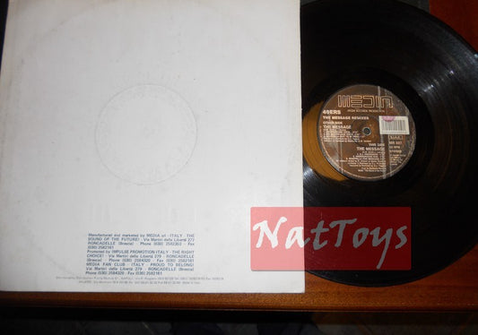 12" 33 RPM 49ers THE MESSAGE REMIXES (Italie 1991, MEDIA RECORDS MR 597) - VG/VG