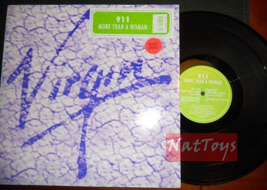 12" 33 GIRI 911 PLUS QU'UNE FEMME (Italie 1998, VIERGE 7243 8 95388 6 1) - NM/NM