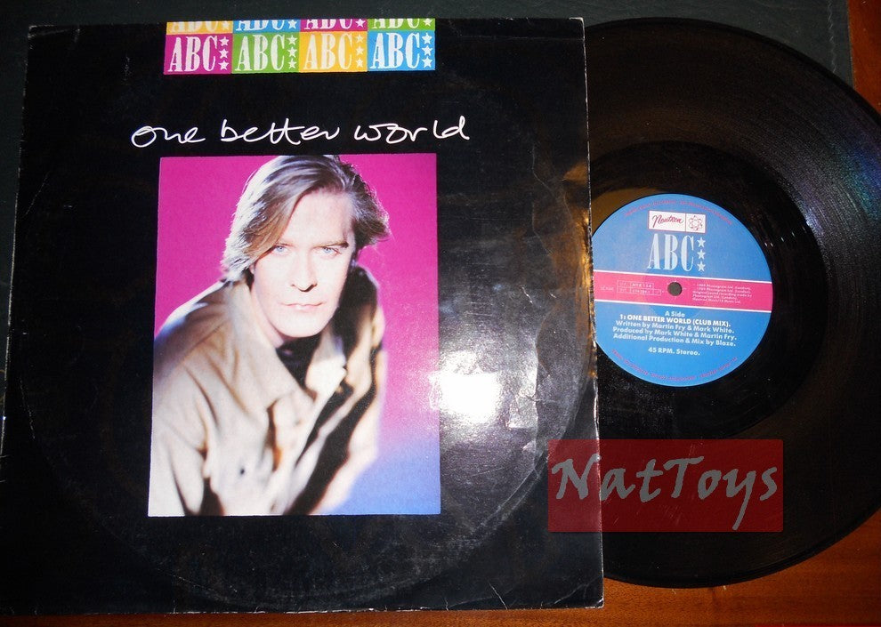 12" 33 TR/MIN Abc UN MONDE MEILLEUR (Royaume-Uni 1989, NEUTRON NTX 114) - EX/EX