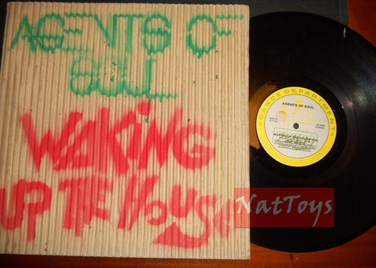 12" 33 Tours Agents of Soul WAKING UP THE HOUSE (Italie, FLY 011) - VG/VG