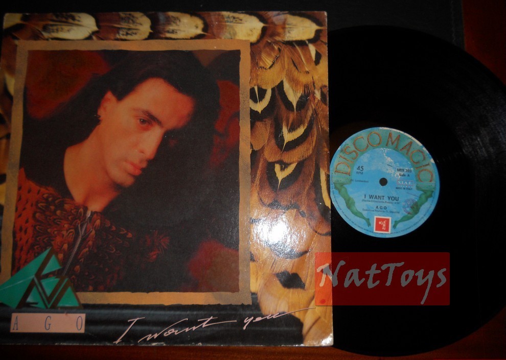 Aiguille 12" 33 RPM I WANT YOU (Italie 1986, DISCOMAGIC MIX 303) - VG/VG