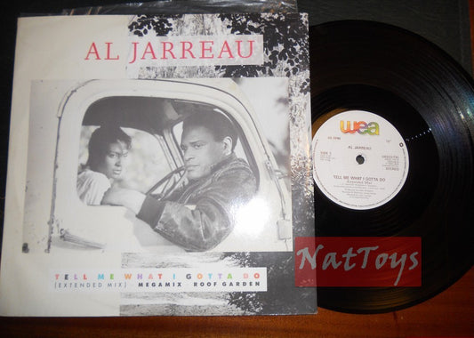 12" 33 tours Al Jarreau DITES-MOI CE QUE JE DOIS FAIRE (Royaume-Uni 1986, WEA U8523TX) - NM/NM