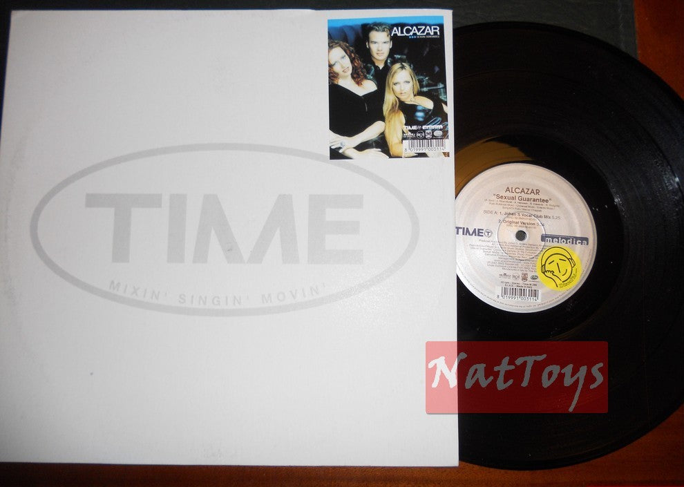12" 33 TR/MIN Alcazar GARANTIE SEXUELLE (Italie 2001, TIME M 286) - NM/NM