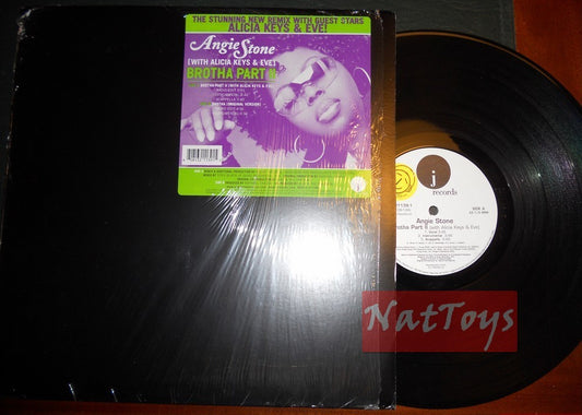 12" 33 tours Angie Stone avec Alicia Keys et Eve BROTHA PART II (USA 2001) NM/NM