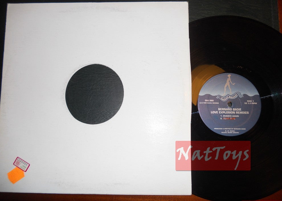 12" 33 TR/MIN Bernard Badie LOVE EXPLOSION REMIXES (1996, CAJ 260) - EX/EX
