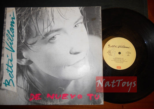 12" 33 Tours Betti Villani DE NUEVO TU (Italie 1988, EMI 14 1188056) - VG/VG