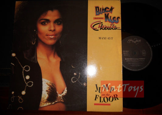 12" 33 RPM Black Kiss ft Cherita JUMP ON THE FLOOR (1990, OTB 1389-6) - EX/EX