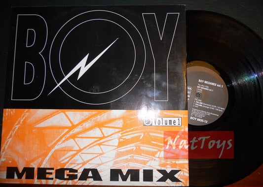 12" 33 RPM Boy MEGAMIX VOL. 1 (Germany 1991, BOY RECORDS 8835-12) - NM/NM