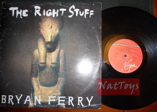 12" 33 RPM Bryan Ferry THE RIGHT STUFF (Italy 1997, VIRGIN VINX 192) - VG/VG