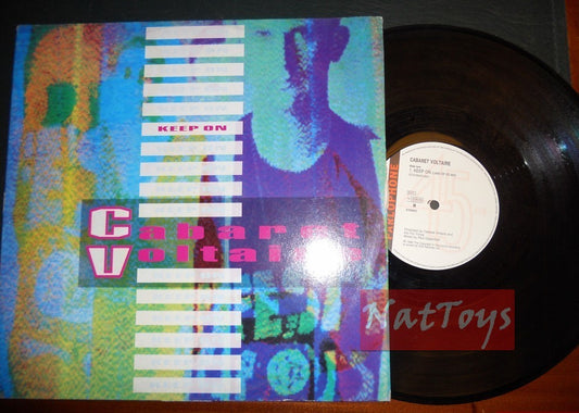 12" 33 Tours Cabaret Voltaire KEEP ON (Italie 1990, PARLOPHONE 14 2038296) - VG/VG