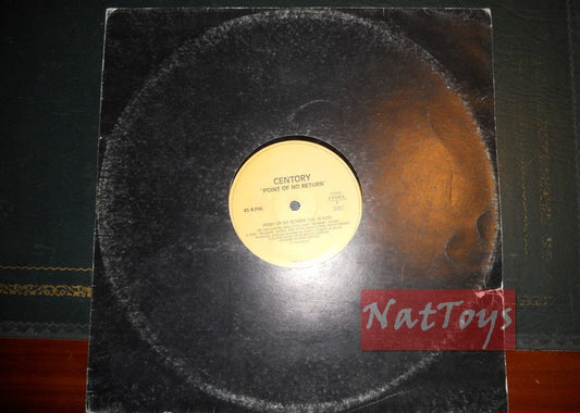 12" 33 RPM Centory POINT DE NON-RETOUR (Italie 1994, EMI 881590 6) - VG/VG