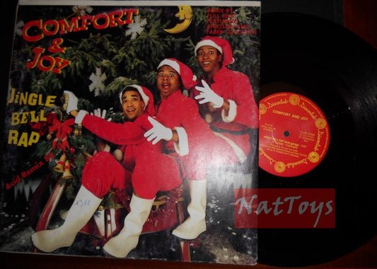 12" 33 TR/MIN Comfort &amp; Joy JINGLE BELL RAP (Italie 1988 DISCOCLUB CLUB 3140) VG/VG