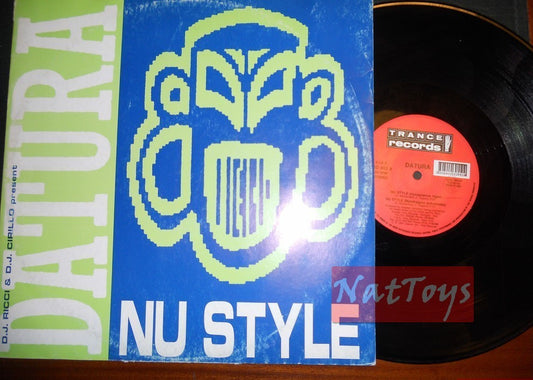 12" 33 TR/MIN Datura NU STYLE (Italie 1991, TRANCE RECORDS LSD 003) - VG/EX