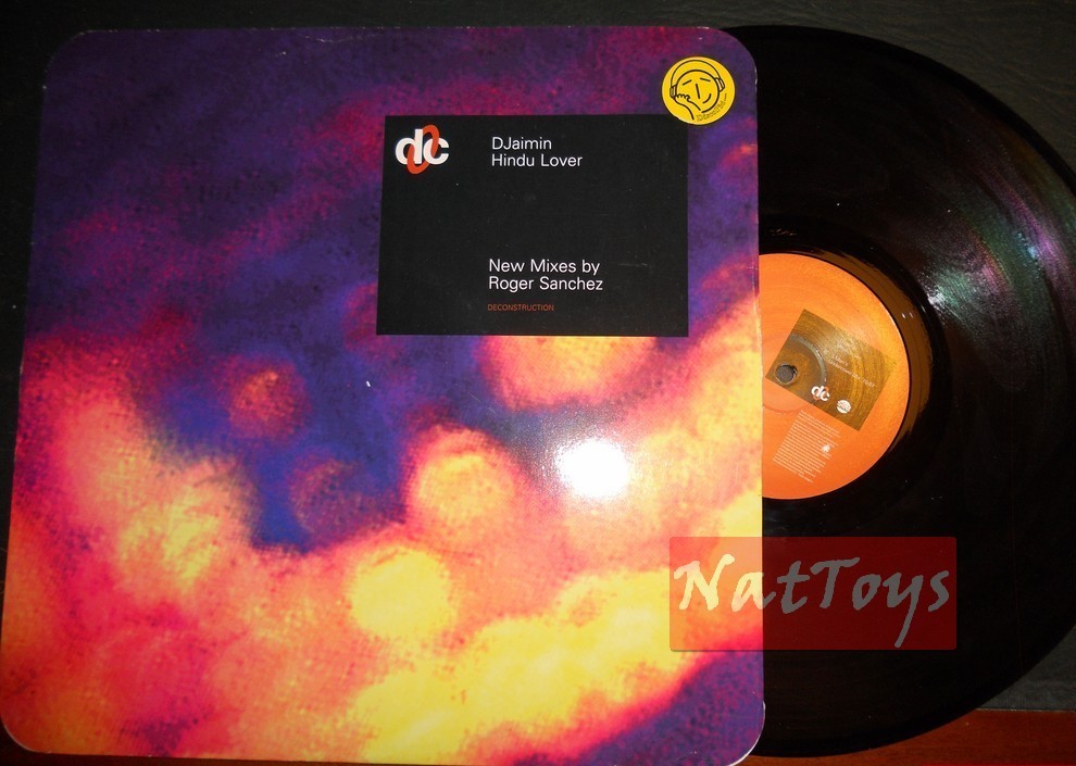 12" 33 TR/MIN DJaimin HINDU LOVER (UK 1997 DÉCONSTRUCTION 74321-45867-1) - EX/EX
