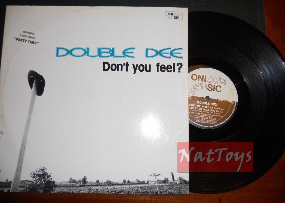 12" 33 RPM Double Dee NE VOUS SENTEZ PAS ? (Italie 1991, ONIZOM MUSIC OZ 011) - EX/EX