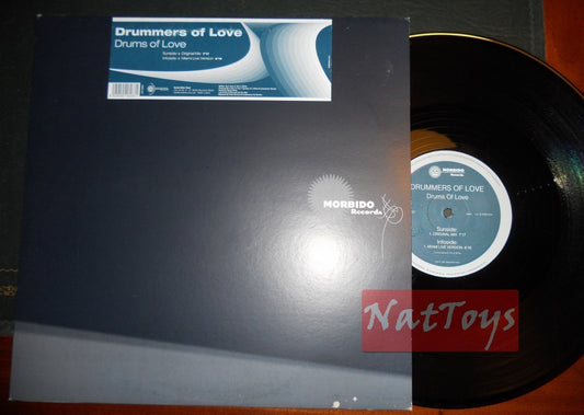 12" 33 RPM Drummers of Love DRUMS OF LOVE (Espagne 2001, MORBIDO MBD-037) - NM/NM