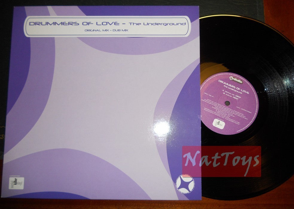 12" 33 RPM Drummers of Love THE UNDERGROUND (Italie 2002, NITELITE NR30) - NM/NM