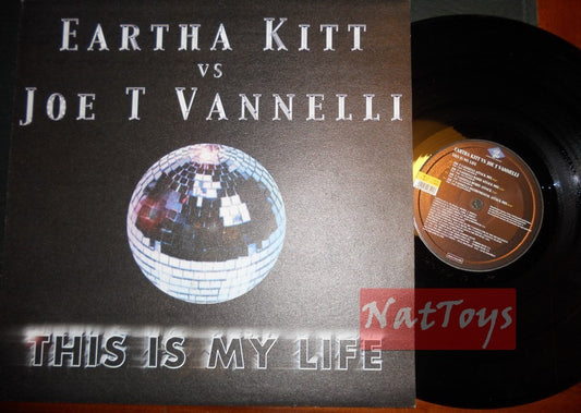 12" 33 tours Eartha Kitt contre Joe T Vannelli C'EST MA VIE (2001 DB 154) - NM/NM