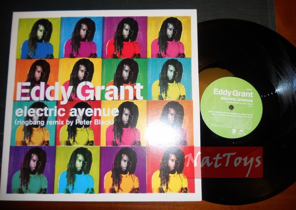 12" 33 tours Eddy Grant ELECTRIC AVENUE (Allemagne 2001, WARNER BROS. ) - NM/NM