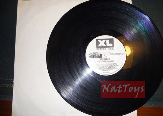 12" 33 TR/MIN Ellis-D JUST LIKE A QUEEN (Royaume-Uni, XL RECORDINGS XLT6) - VG/VG