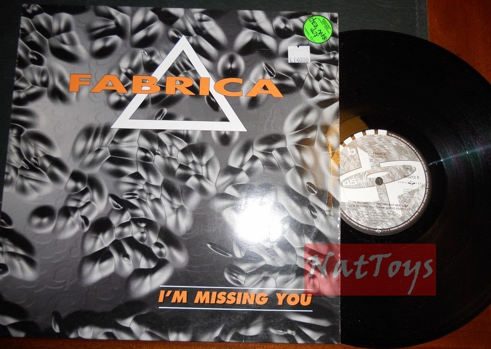 12" 33 RPM Fabrica Tu me manques (Italie 1997, DANCE POOL 665212 6) - EX/EX