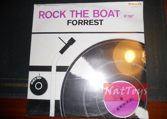 12" 33 RPM Forrest ROCK THE BOAT (Italie 1983, ARIOLA/CGD ARL 38010) - SCELLÉ