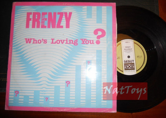 12" 33 RPM Frenzy QUI VOUS AIME ? (UK 1985 DEBUT RECORDS DEBT 1211) - VG/VG