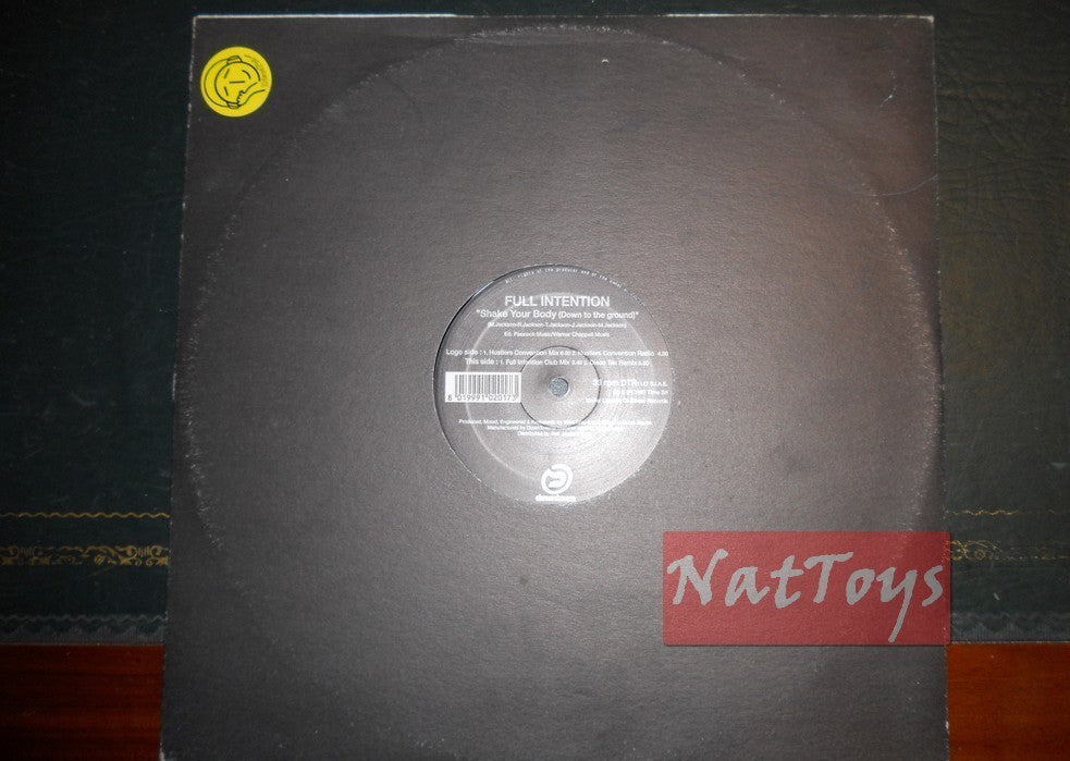 12" 33 RPM Full Intention SHAKE YOUR BODY (Italie 1997, DOWNTOWN DTR 1127) EX/NM