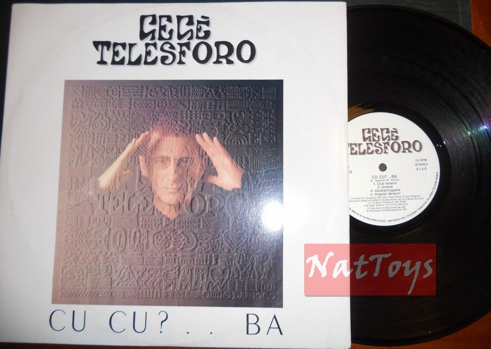 12" 33 RPM Gege Telesforo CU CU?..BA (Italie 1991, FLYING RECORDS FLY 066) EX/EX