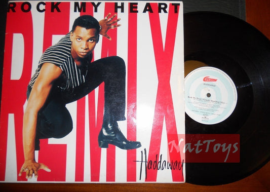 12" 33 TR/MIN Haddaway ROCK MY HEART - REMIX (Hollande 1994, COCONUT) - EX/EX