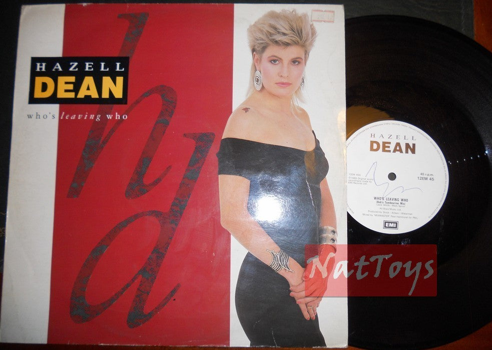 12" 33 tours Hazell Dean QUI QUITTE QUI (Royaume-Uni 1988, EMI 12EM45) - VG/VG