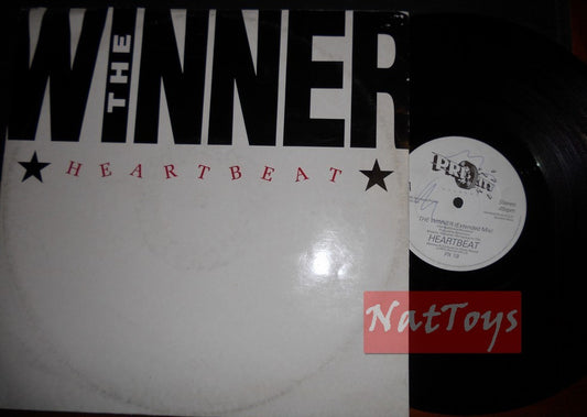 12" 33 RPM Heartbeat THE WINNER (Royaume-Uni 1988, PRIORITY RECORDS PX 19) - VG/VG