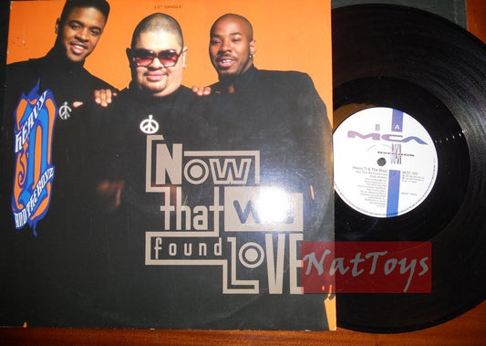 12" 33 RPM Heavy D &amp; The Boyz NOW THAT WE FOUND LOVE/SOMEBODY FOR ME 1991 EX/EX