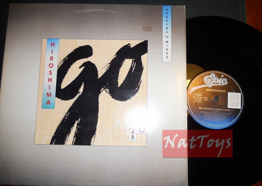 12" 33 RPM Hiroshima GO (USA 1987, EPIC 49 07493) - EX/NM