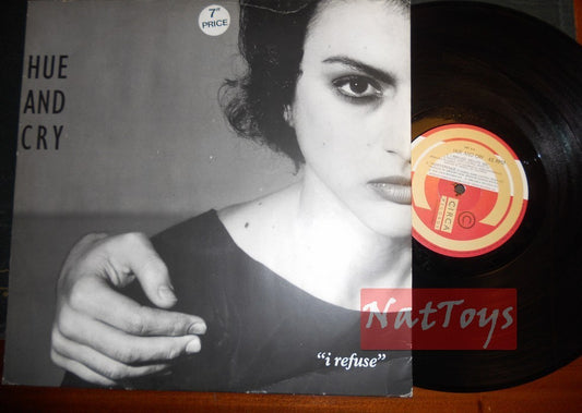 12" 33 RPM Hue and Cry I REFUSE (UK 1988, CIRCA RECORDS YRT 8) - EX/EX