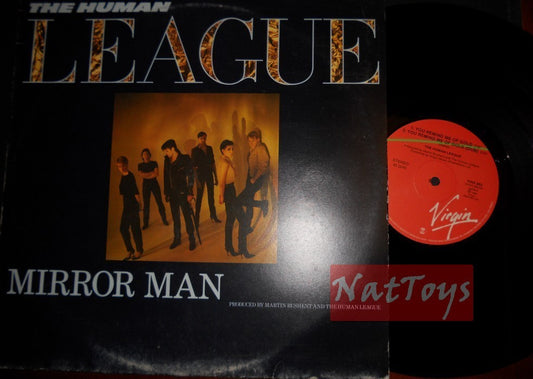 12" 33 RPM Human League MIRROR MAN/YOU REMIND ME OF GOLD 1982, VINX 863 - EX/EX