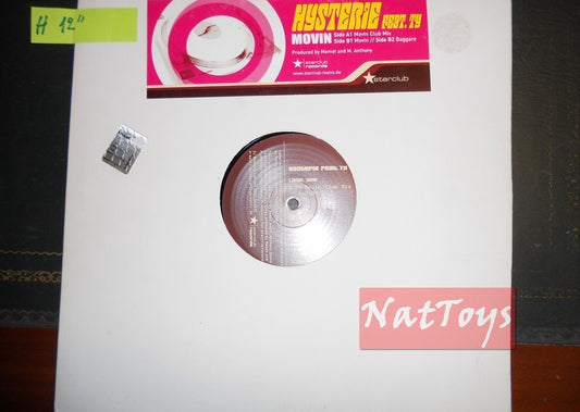 12" 33 RPM Hysterie featuring Ty MOVIN (Germany 2002 STARCLUB SC001/2002) EX/EX