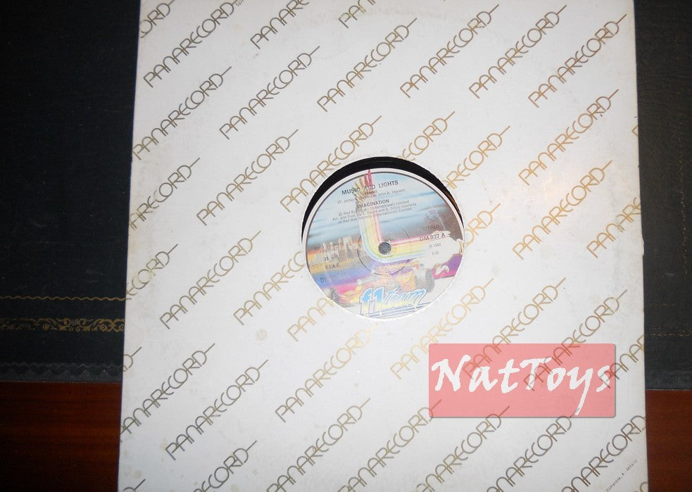 12" 33 RPM Imagination MUSIC AND LIGHTS (1982, F1 TEAM/PANARECORD DM 937) VG/VG