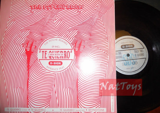 12" 33 RPM Intrance featuring D-Sign TE QUIERRO (Germany, SOS 1203-1) - EX/EX