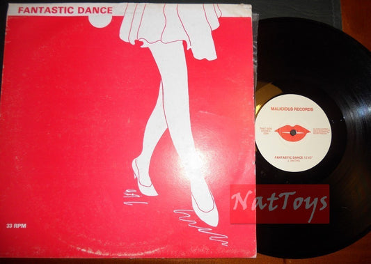 12" 33 RPM J. Smithis FANTASTIC DANCE (Italy 1983 MALICIOUS RECORDS 3301) EX/EX