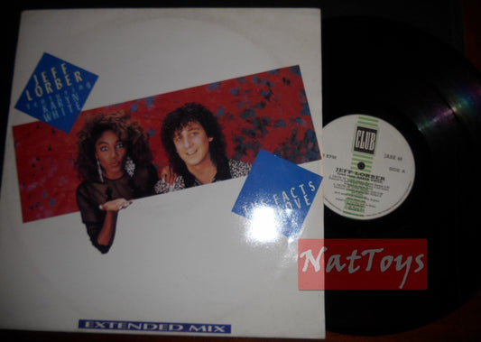 12" 33 RPM Jeff Lorber featuring Karyn White FACTS OF LOVE (UK 1986) - EX/EX