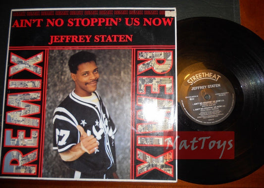 12" 33 RPM Jeffrey Staten AIN'T NO STOPPIN' US NOW (Germany 1987) - EX/EX