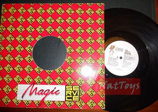 12" 33 RPM Jo Kondor TRAGIC EVENING OF A YUPPIE IN THE DISCO (Italy) - EX/EX