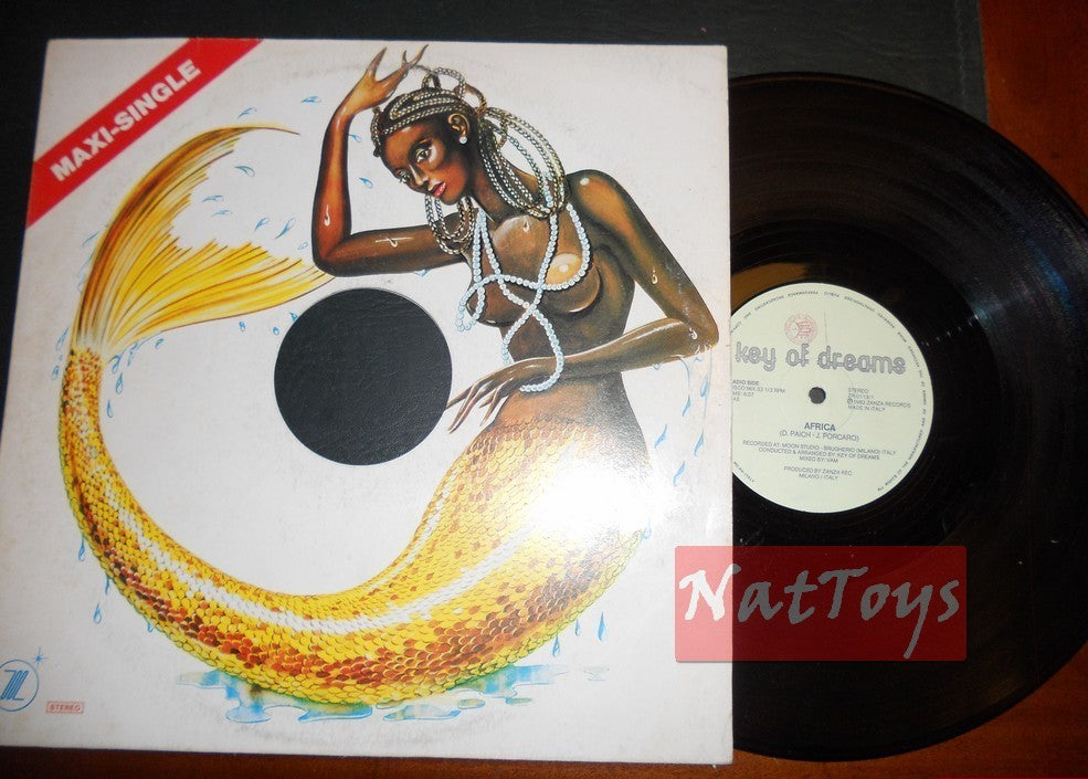 12" 33 RPM Key of Dreams AFRIQUE (Italie 1982, ZANZA RECORDS ZR 0113) - EX/NM