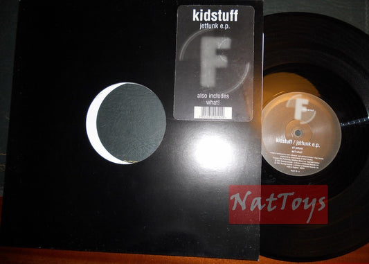 12" 33 tours Kidstuff JETFUNK EP (Royaume-Uni 2001, FLUENTIAL FLUENT 19) - NM/NM