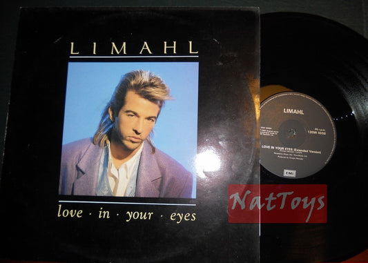 12" 33 RPM Limahl L'AMOUR DANS VOS YEUX/L'AMOUR DÉCHIRERA L'ÂME (Royaume-Uni 1986) - NM/NM