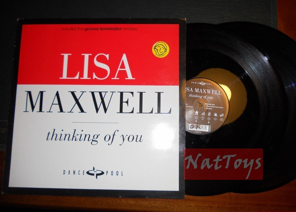12" 33 TR/MIN Lisa Maxwell PENSE À TOI (1996, DANCE POOL) EX/EX/EX 2 EP