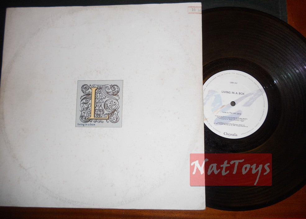 12" 33 tours Living in a Box LOVE IS THE ART (Royaume-Uni 1987 CHRYSALIS LIBX 4) - VG/EX